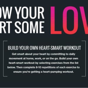 INFOGRAPHIC: Printable, customizable heart-smart workout
