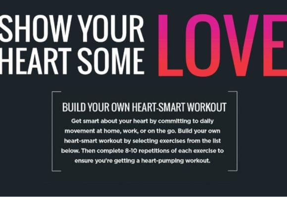 INFOGRAPHIC: Printable, customizable heart-smart workout